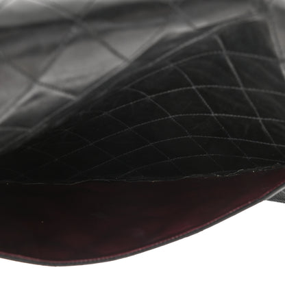 Chanel Lambskin Quilted XL Jumbo Single Flap Black 15 of 16