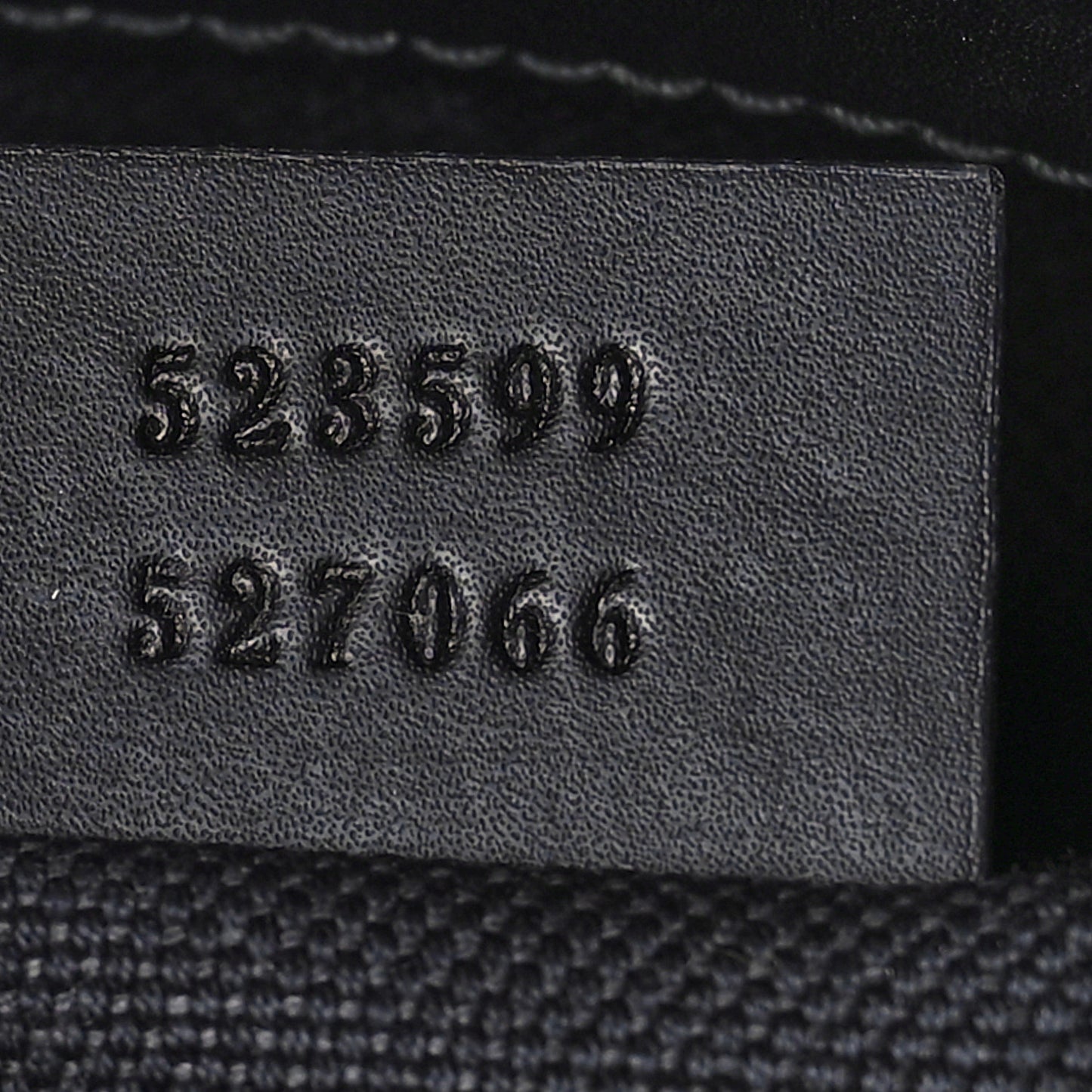 GG Supreme Monogram Web Small Flat Messenger Bag Black Grey