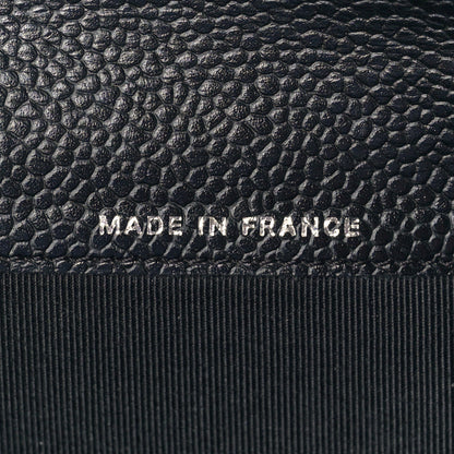 Chanel Caviar Quilted Yen Wallet Black 7 of 10