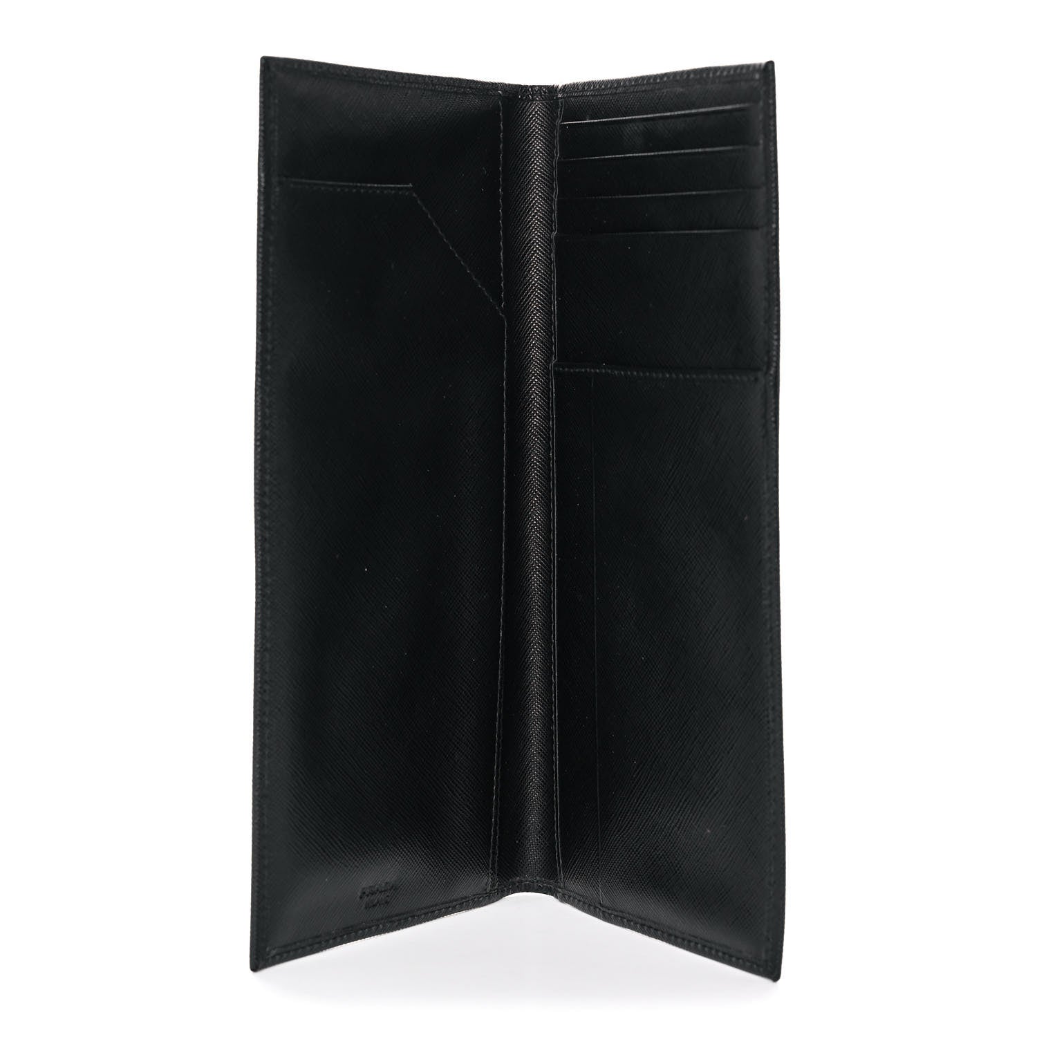 Prada Saffiano Travel Wallet Black 5 of 12