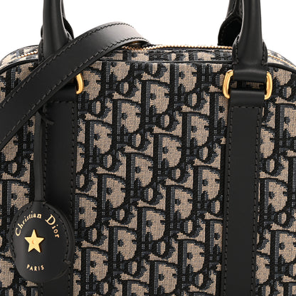 Christian Dior Oblique East West Medium D-Vibe Bowling Bag Navy 8 of 11