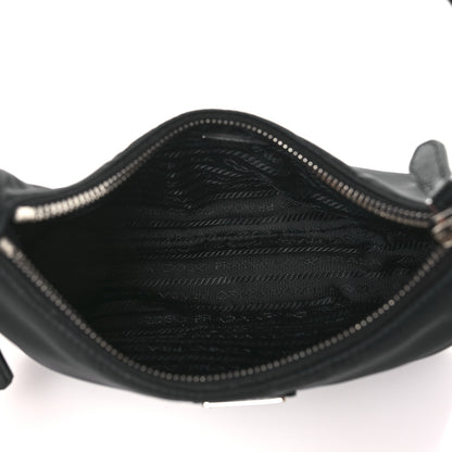 Prada Tessuto Nylon Saffiano Mini Re-Edition 2005 Bag Black 5 of 9