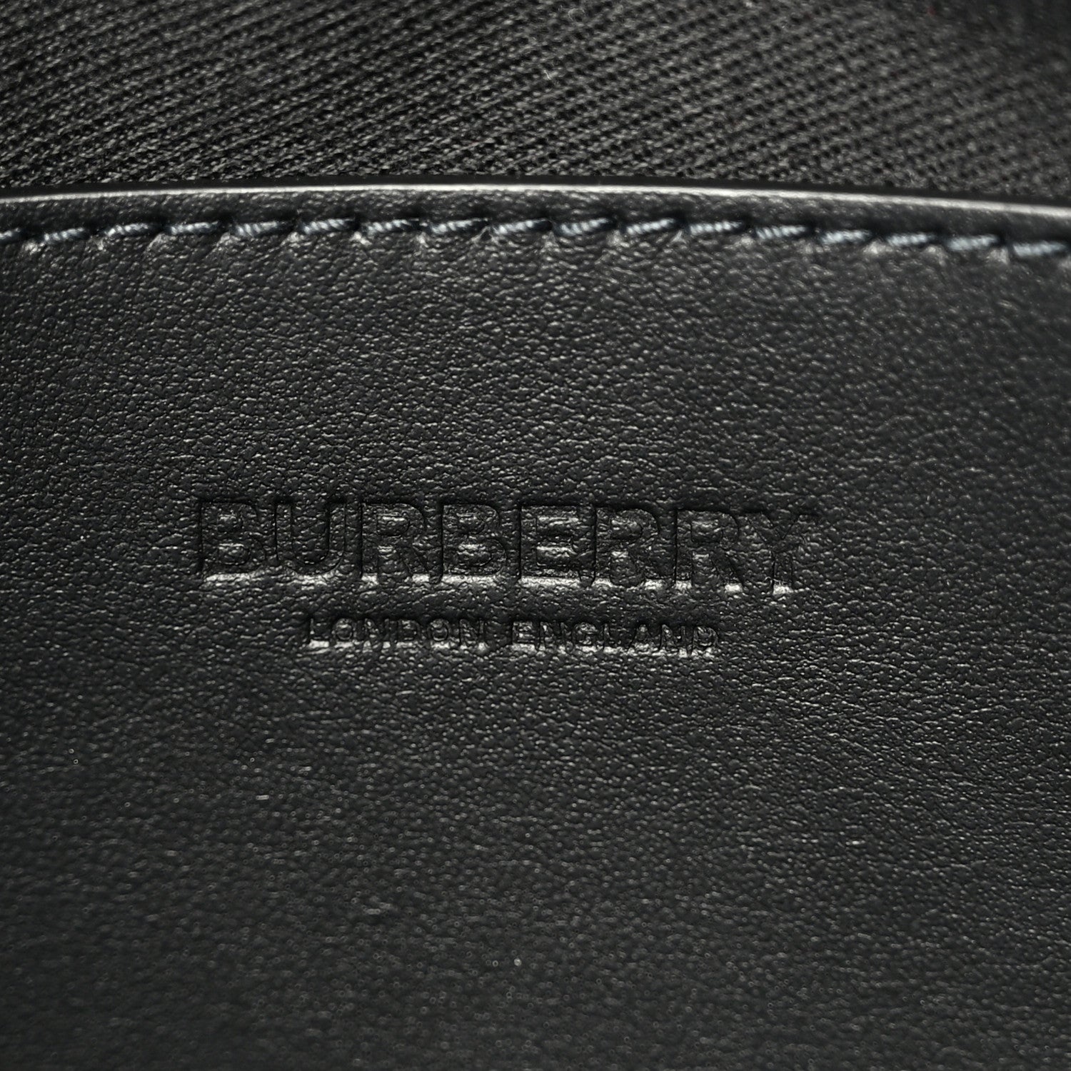 Burberry Coated Canvas Calfskin Check Muswell Bag Charcoal 6 of 11