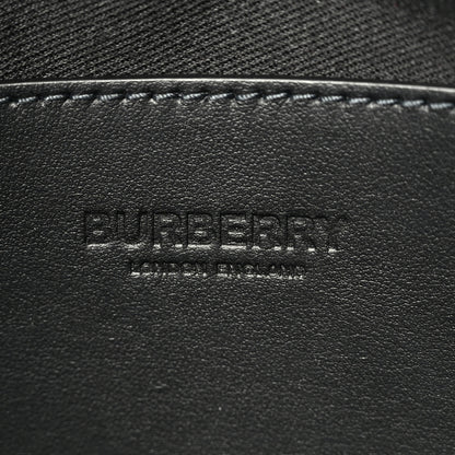 Burberry Coated Canvas Calfskin Check Muswell Bag Charcoal 6 of 11