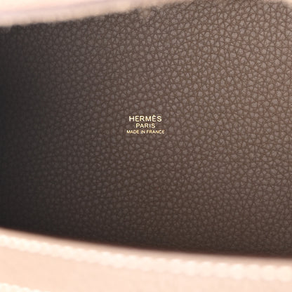 Hermes Taurillon Clemence Picotin Lock 18 PM Etoupe 5 of 11