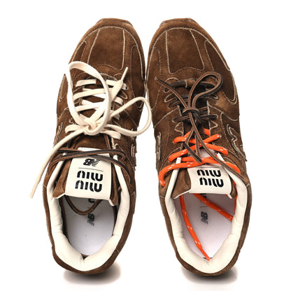 Miu Miu X NEW BALANCE Suede 530 SL Sneakers 40 Cinnamon 2 of 9