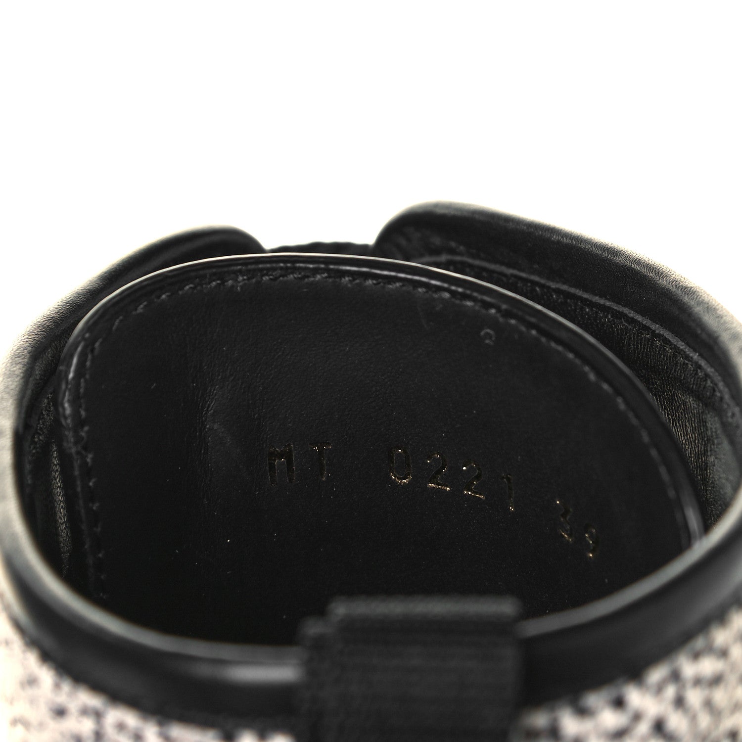 Christian Dior Calfskin Technical Fabric D-Major Ankle Boots 39 Black White 7 of 7