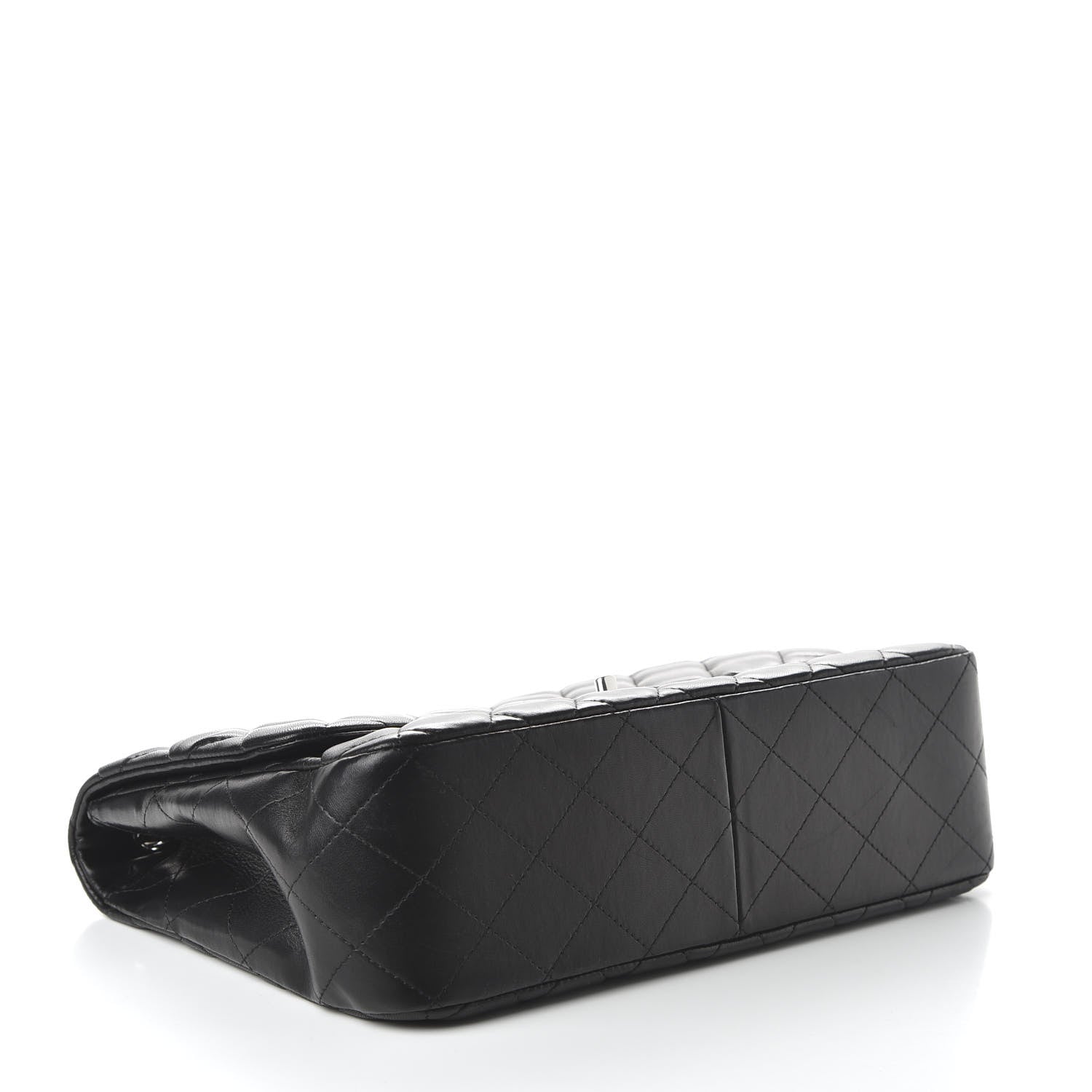 Chanel Lambskin Quilted Jumbo Single Flap Black 4 of 10