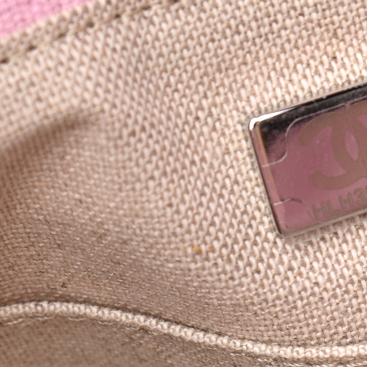 Chanel Mixed Fibers Small Deauville Tote Dark Pink 7 of 10