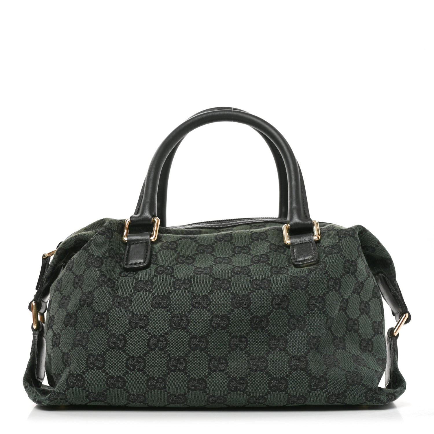 Gucci Monogram Small Boston Green 1 of 10