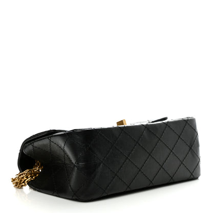 Chanel Aged Calfskin Quilted 2.55 Reissue Mini Flap Black 4 of 11