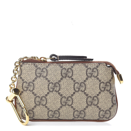 Gucci GG Supreme Monogram Key Case Brown 1 of 7