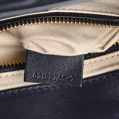 Chloe Calfskin Quilted Medium Faye Backpack Full Blue 7 of 11