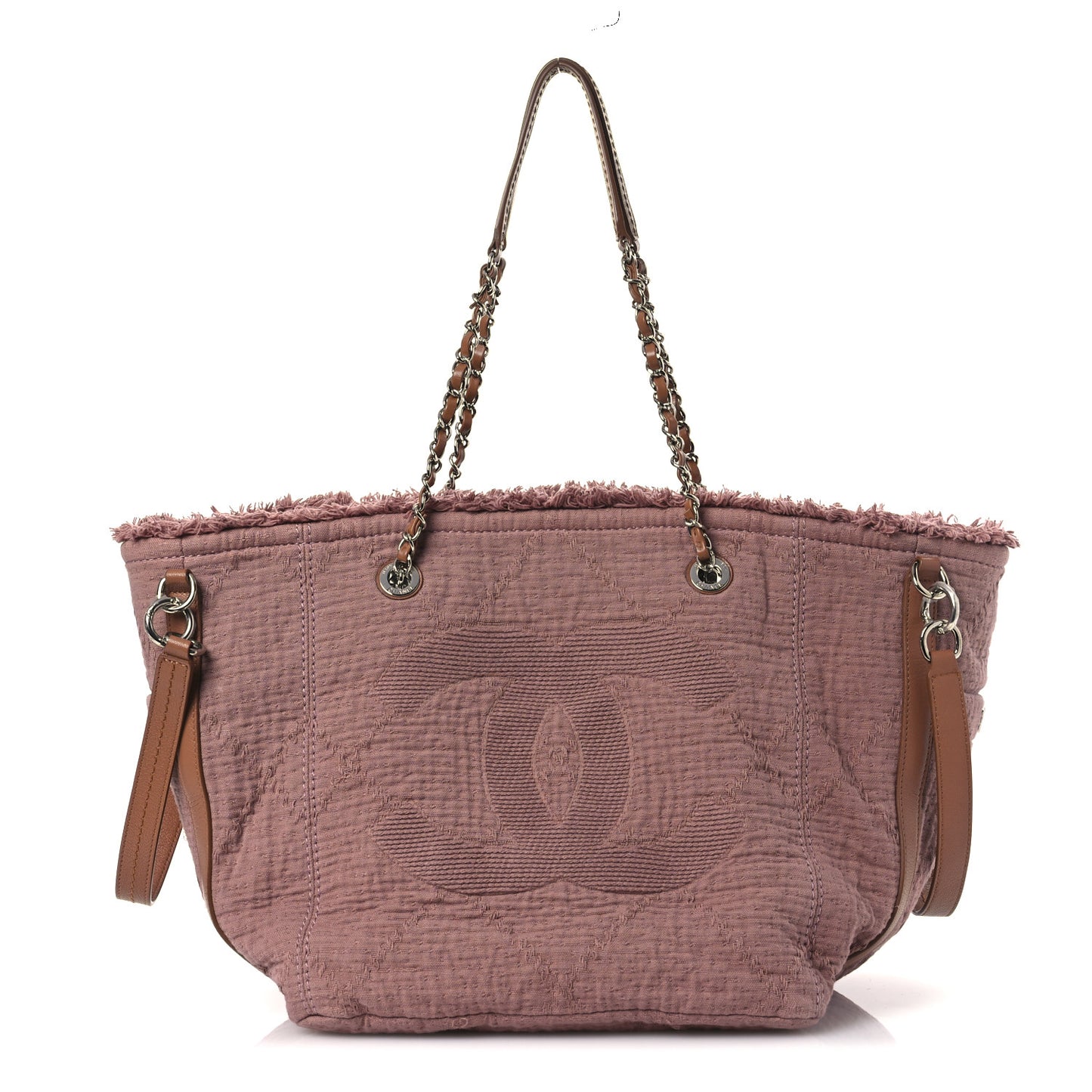 Canvas Small Double Face Shopping Tote Pink
