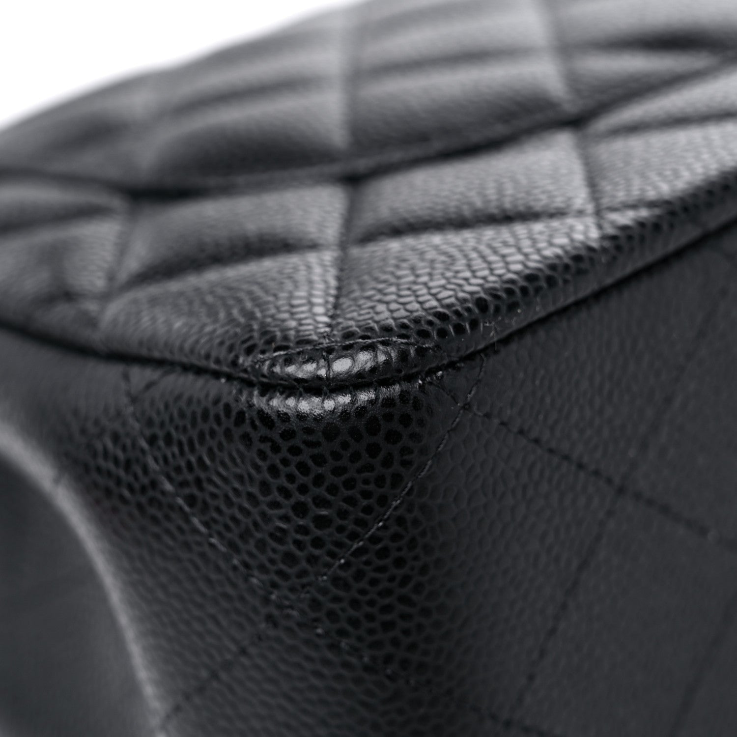 Chanel Caviar Quilted Jumbo Double Flap Black 10 of 12