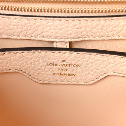 Louis Vuitton Taurillon Capucines BB Vanilla Light Beige Sienna Brown Tonic Orange 6 of 9