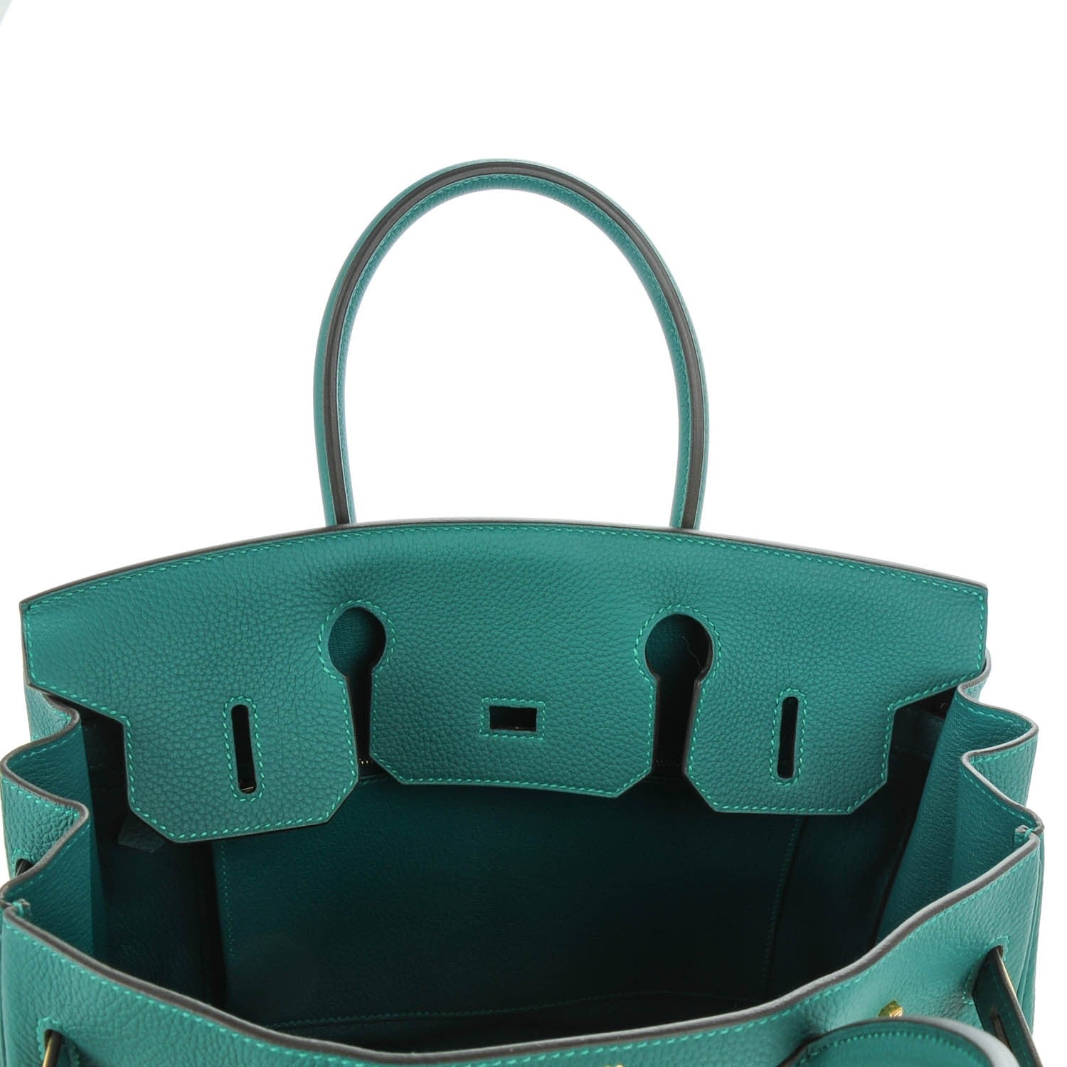 Hermes Togo Birkin 30 Malachite 22 of 22