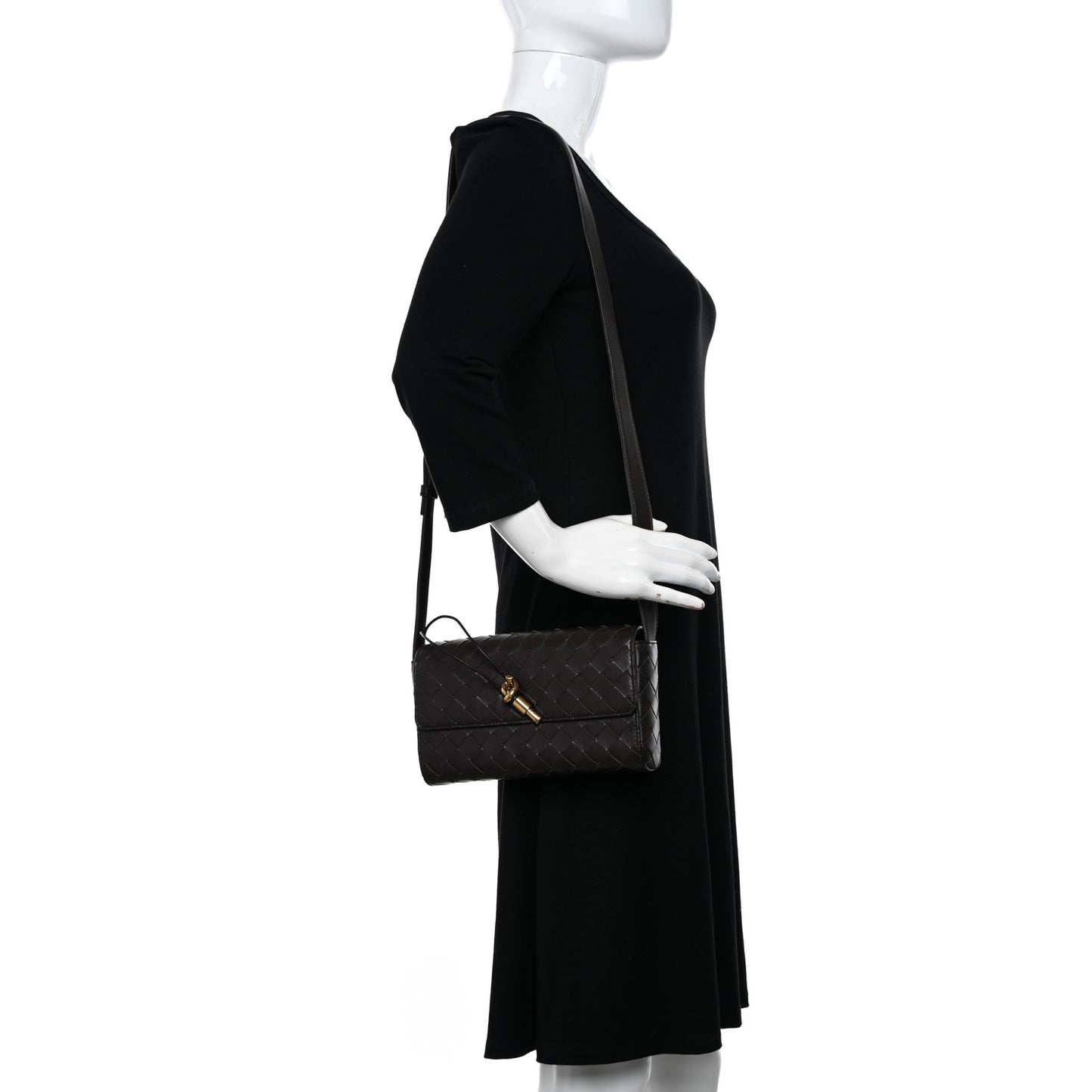 Nappa Intrecciato Mini Andiamo Crossbody Bag Fondant