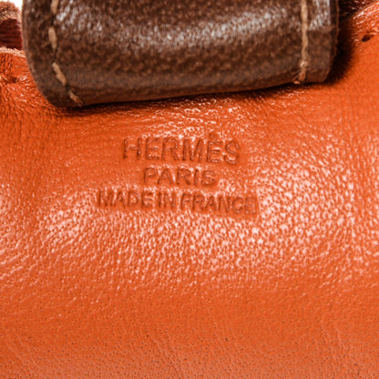 Hermes Milo Lambskin Grigri Rodeo Horse Bag Charm PM Feu Cornaline Fauve 3 of 3