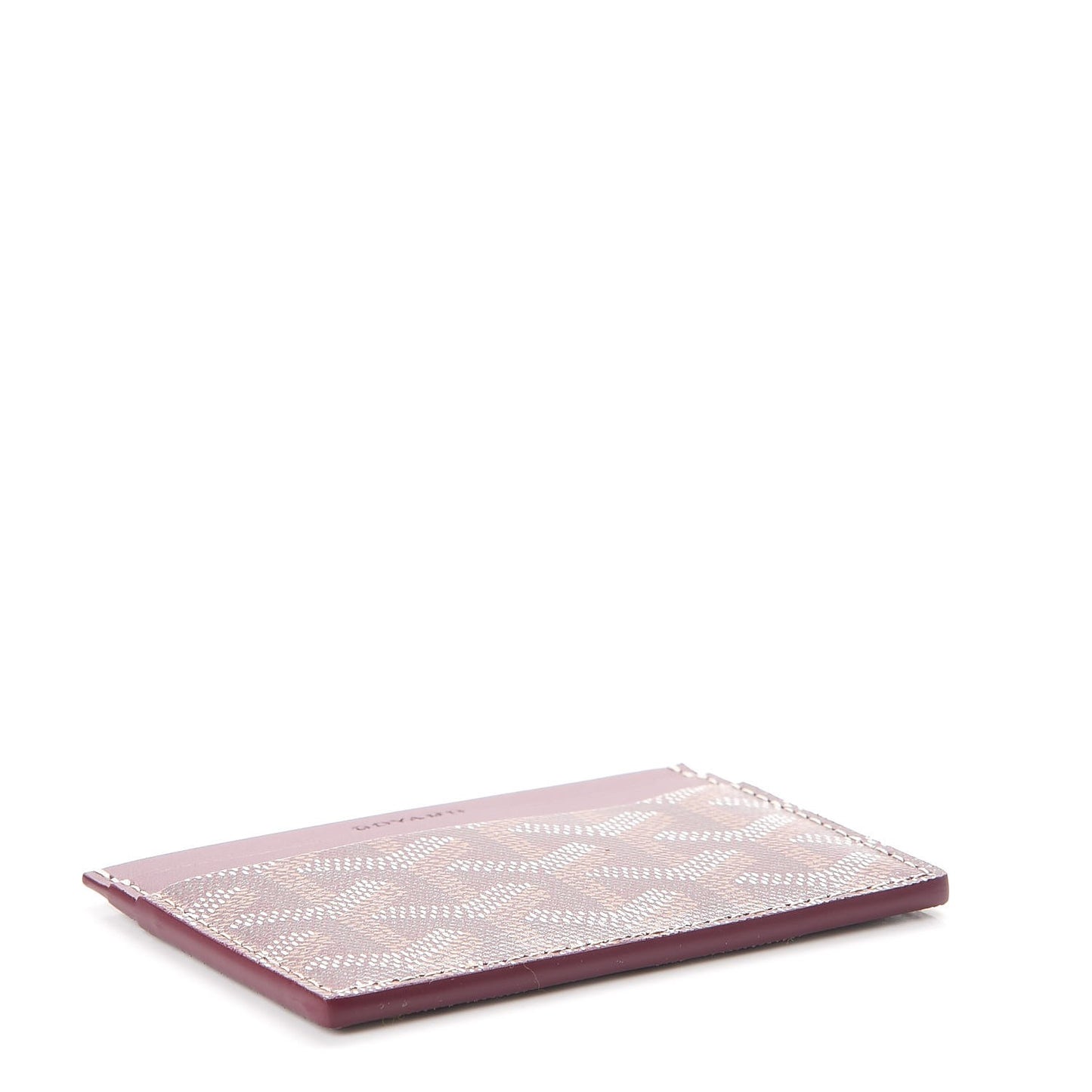 Goyardine Saint Sulpice Card Holder Bordeaux