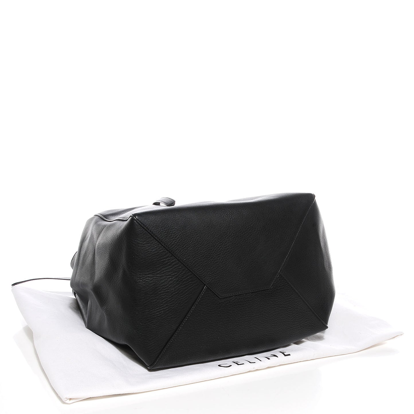 Soft Grained Calfskin Medium Cabas Phantom Black
