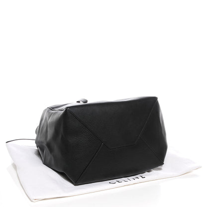 Celine Soft Grained Calfskin Medium Cabas Phantom Black 4 of 9