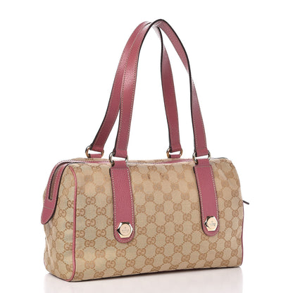 Gucci Monogram Small Charmy Boston Pink 7 of 16