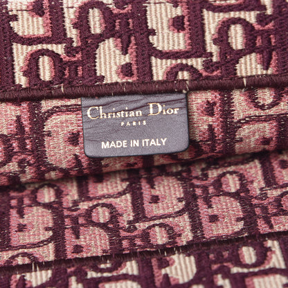 Christian Dior Oblique Large Book Tote Burgundy Multicolor 6 of 11