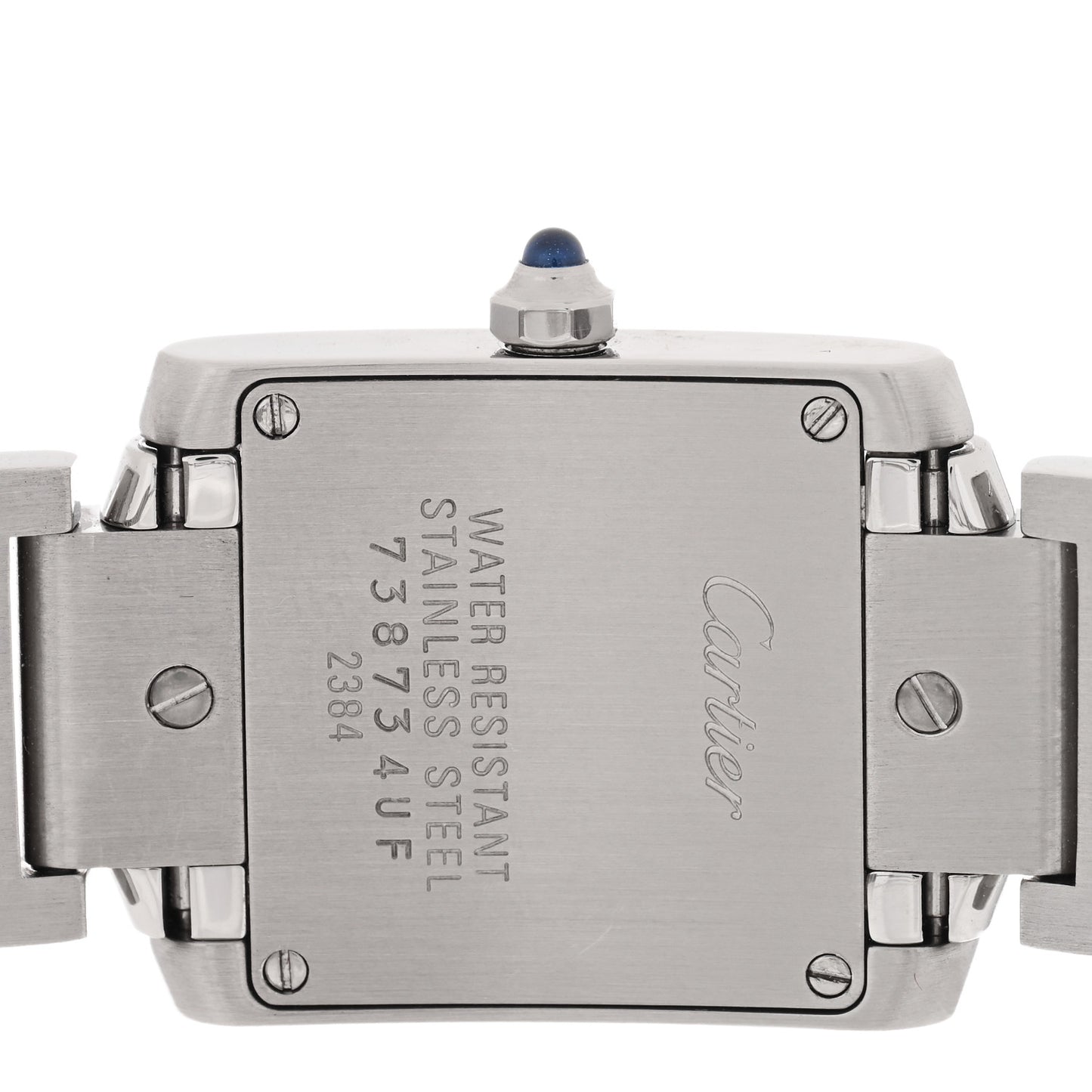 Stainless Steel 20mm Tank Francaise Quartz Watch