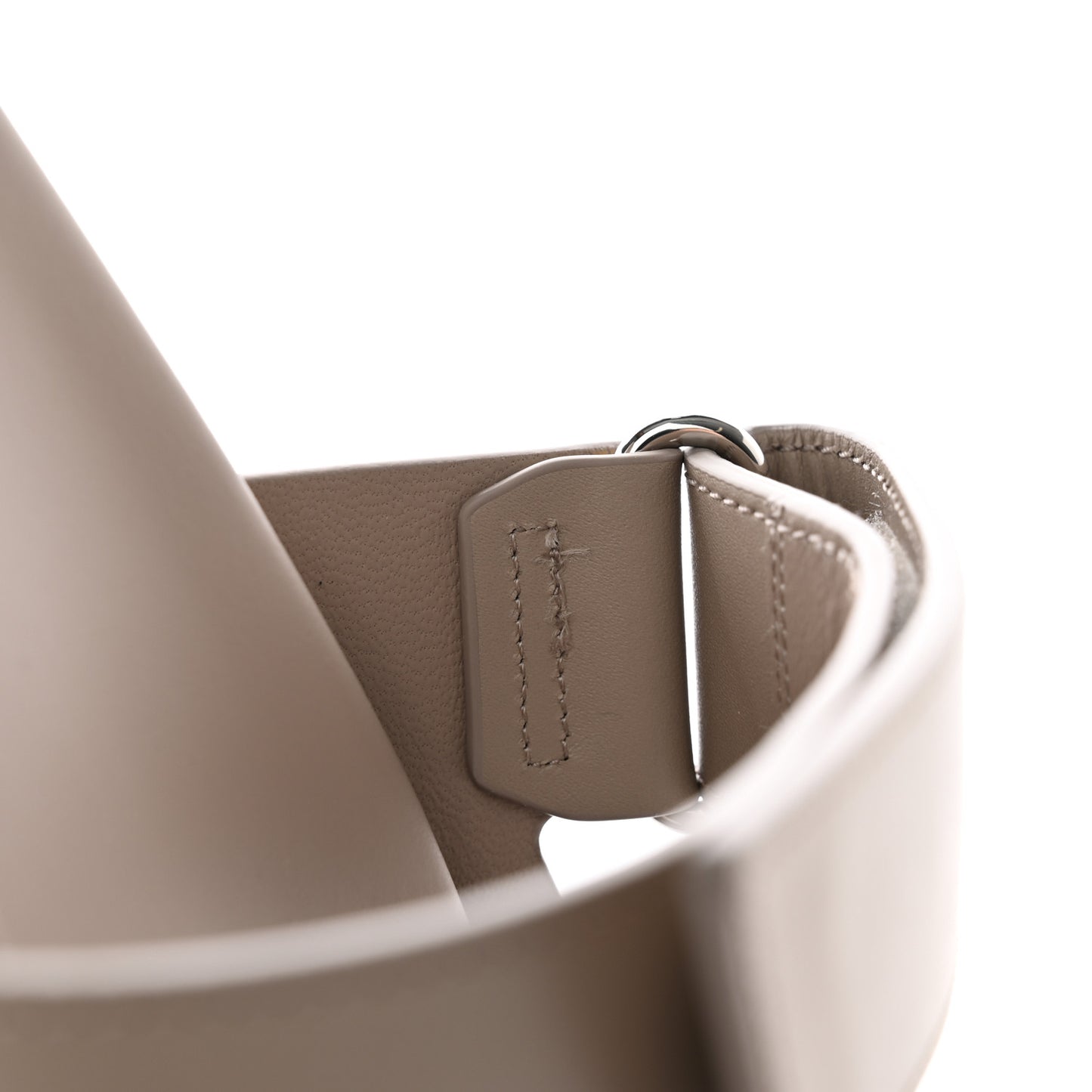 Calfskin Womens Chypre Sandals 40 Beige Mastic