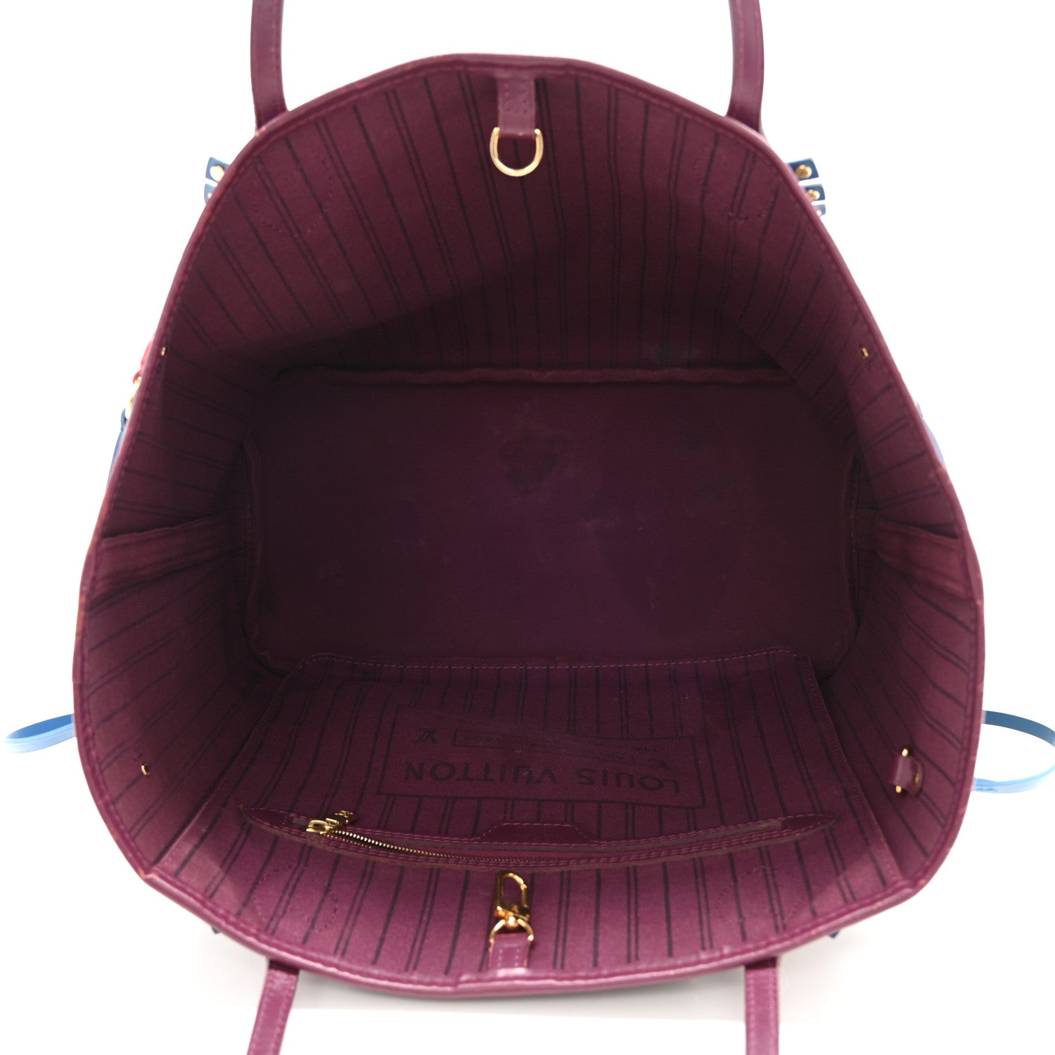 Louis Vuitton Monogram Totem Neverfull MM Magenta 6 of 14