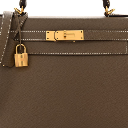 Hermes Epsom Kelly Sellier 28 Etoupe 8 of 10
