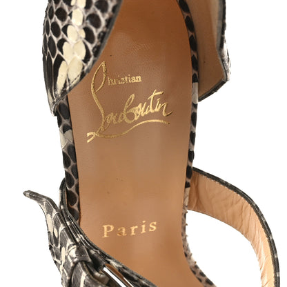 Christian Louboutin Snakeskin Atlanta 85 Sandals 36 8 of 9