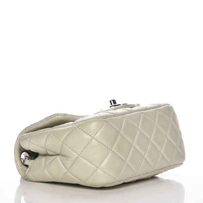 Chanel Lambskin Quilted Mini Square Flap Light Green 4 of 10
