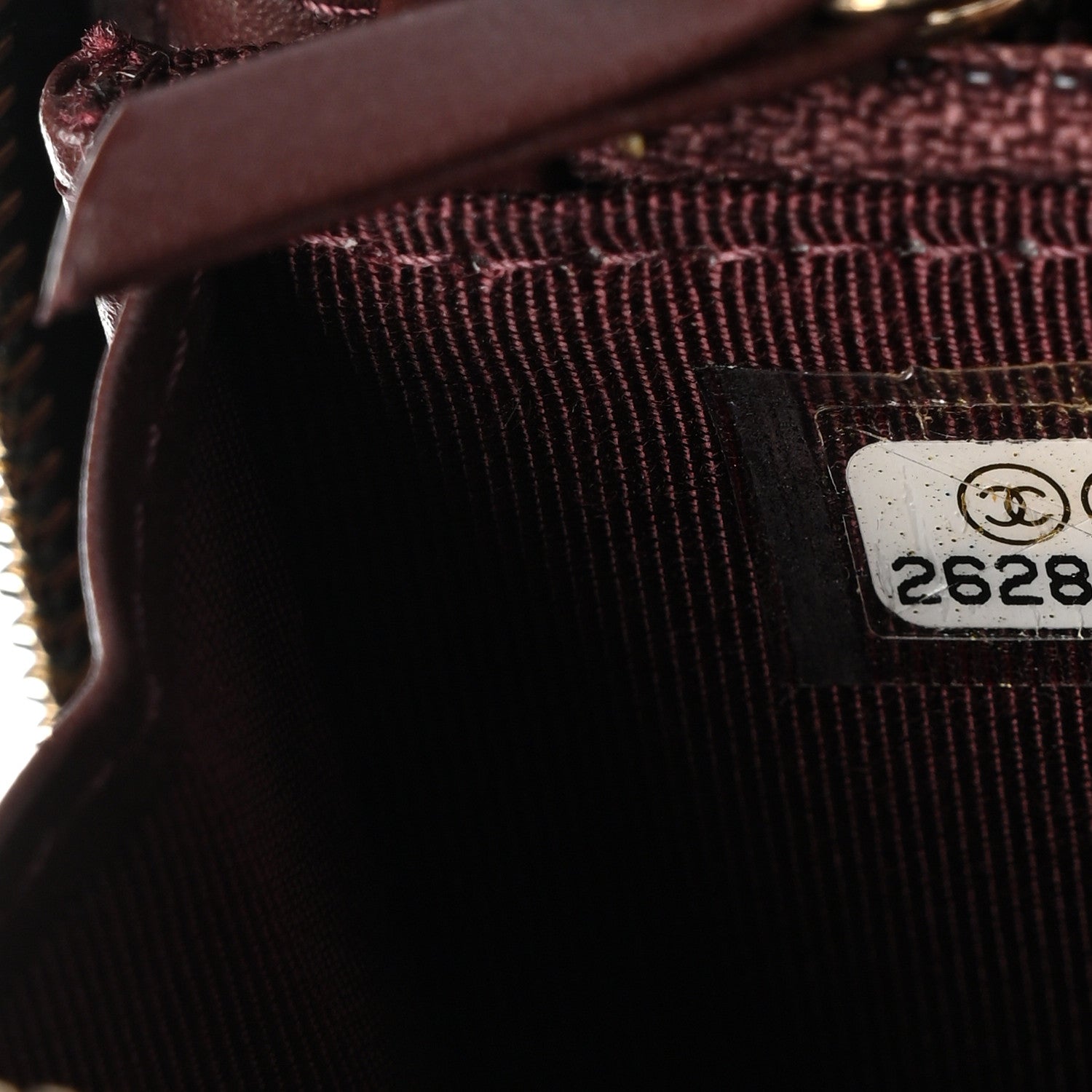 Chanel Aged Calfskin Quilted Small New York Charms 2.55 Reissue Zip Around Wallet Black 7 of 8