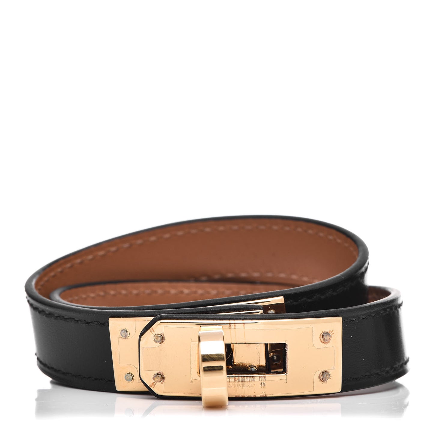 Box Kelly Double Tour Bracelet T2 Black