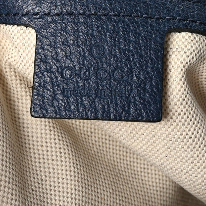 Gucci Canvas Flora Medium Jackie Hobo Blue Agata 6 of 10