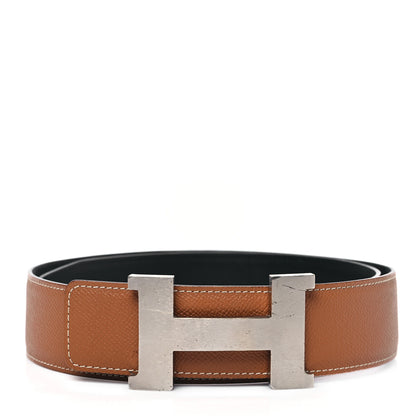 Hermes Swift Epsom 42mm H Belt 85 34 Black Gold 1 of 5
