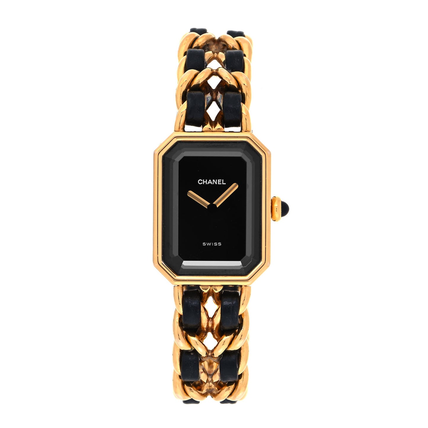 Stainless Steel Lambskin 20mm Chain Premiere Quartz Watch Gold M