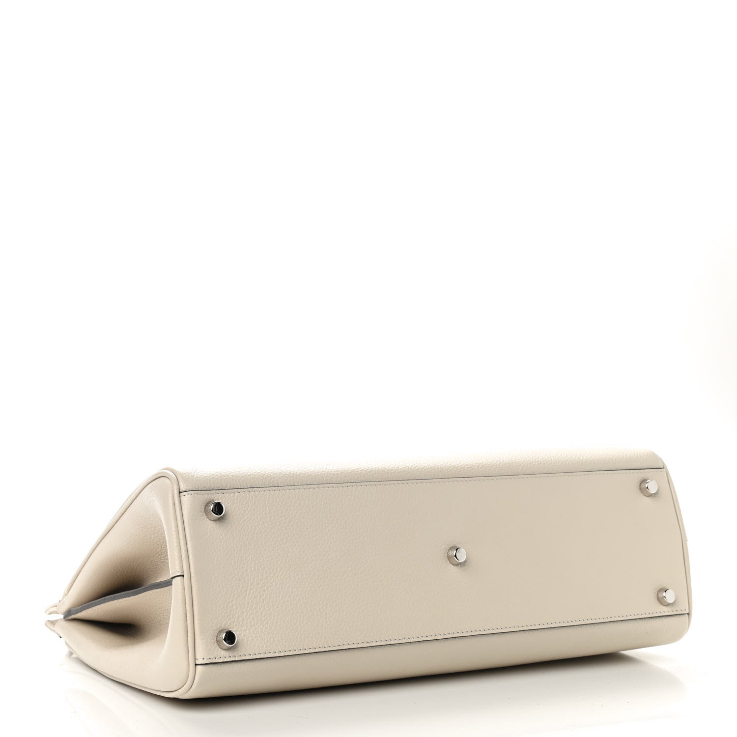 Gucci Grainy Calfskin Medium Zumi Top Handle Bag Mystic White 4 of 9