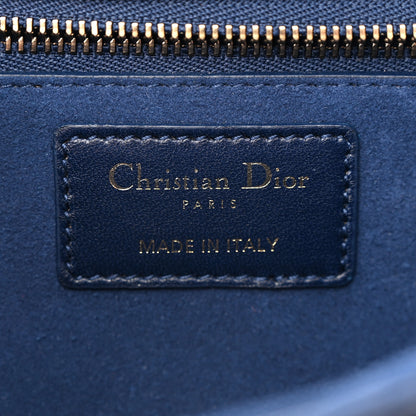 Christian Dior Lambskin Cannage Large Dioraddict Flap Bag Indigo Blue 6 of 13