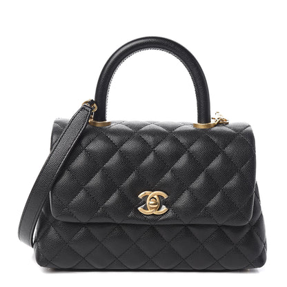 Chanel Caviar Quilted Mini Coco Handle Flap Black 1 of 11