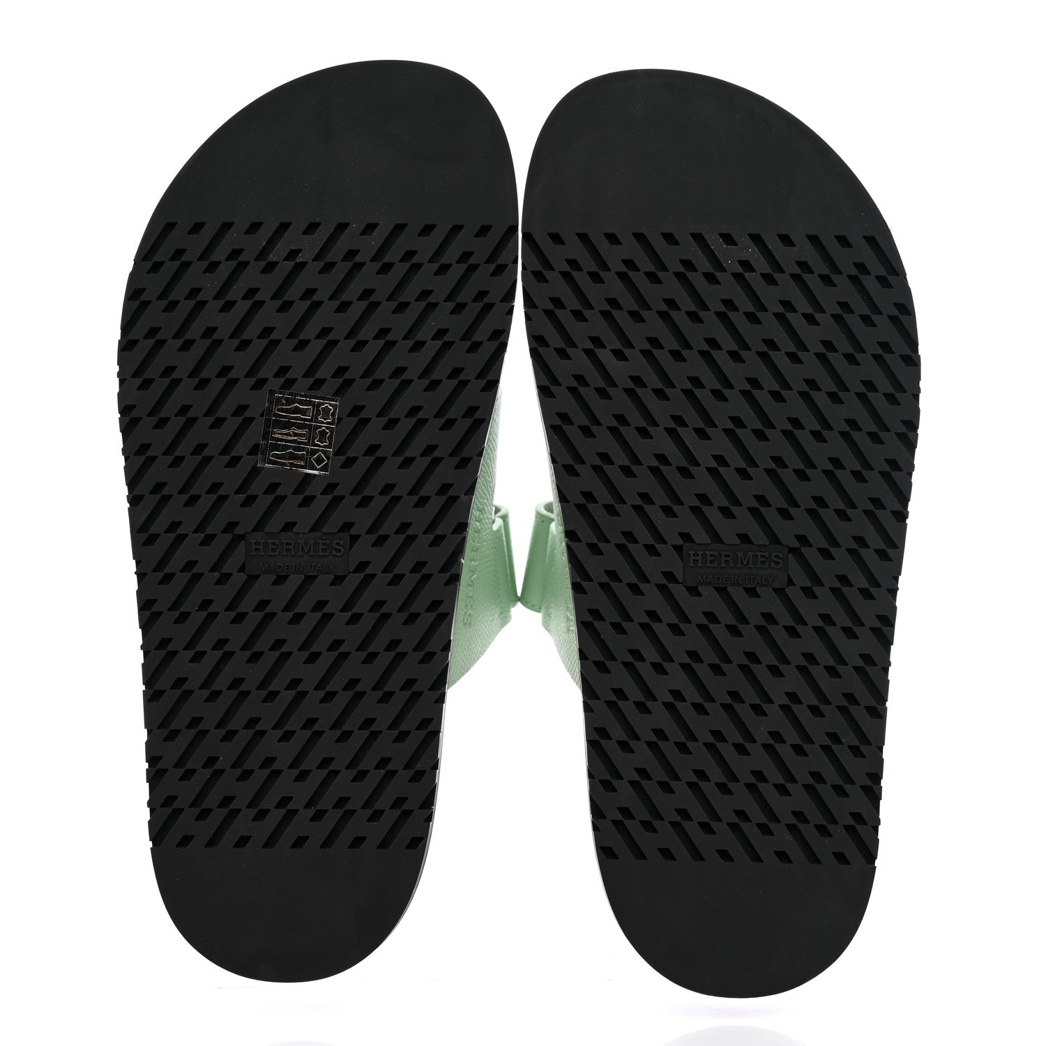 Hermes Epsom Womens Chypre Sandals 36 Vert Jade 5 of 9