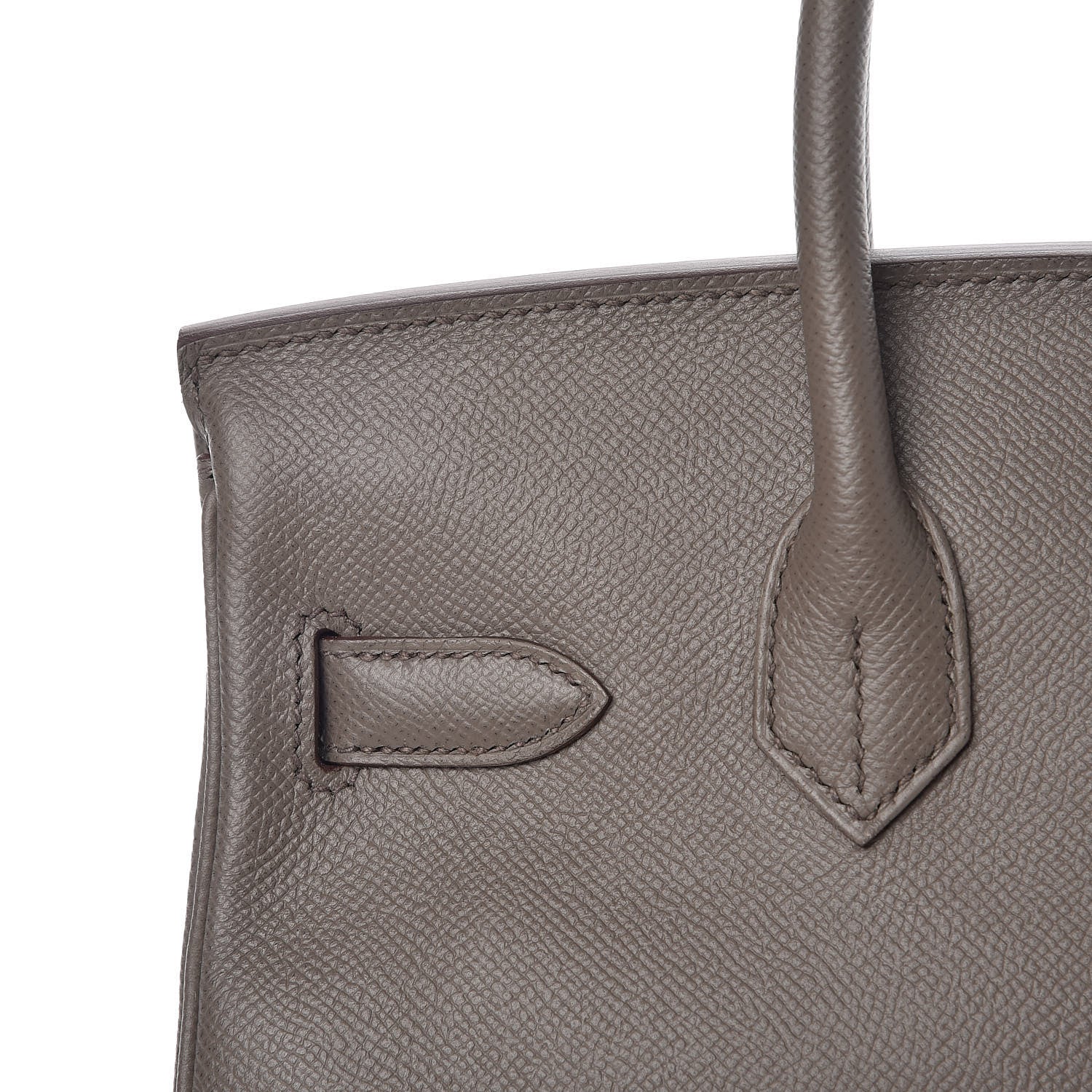 Hermes Epsom Birkin 30 Etain 9 of 34