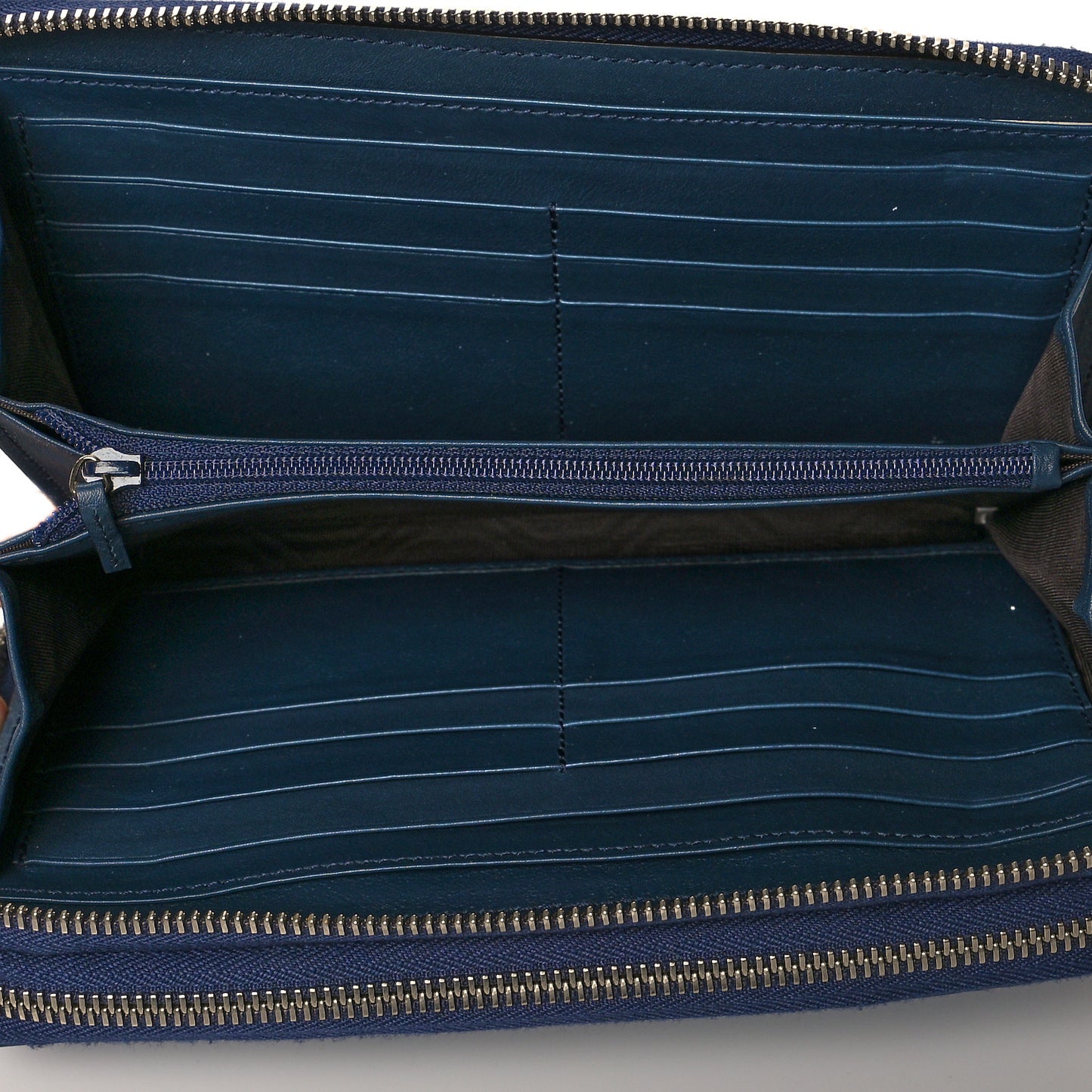 Guccissima Signature Travel Document Case Blue