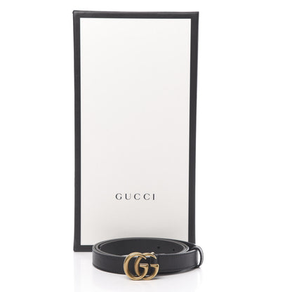 Gucci Calfskin Double G 20mm Belt 85 34 Black 6 of 6