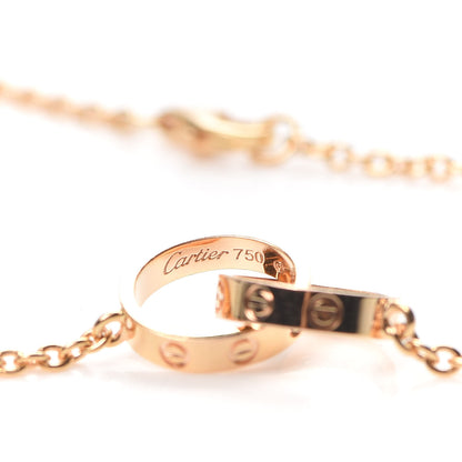 Cartier 18K Pink Gold Interlocking LOVE Necklace 4 of 5