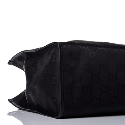 Gucci Econyl Nylon Monogram Large Off The Grid Tote Bag Black 8 of 9