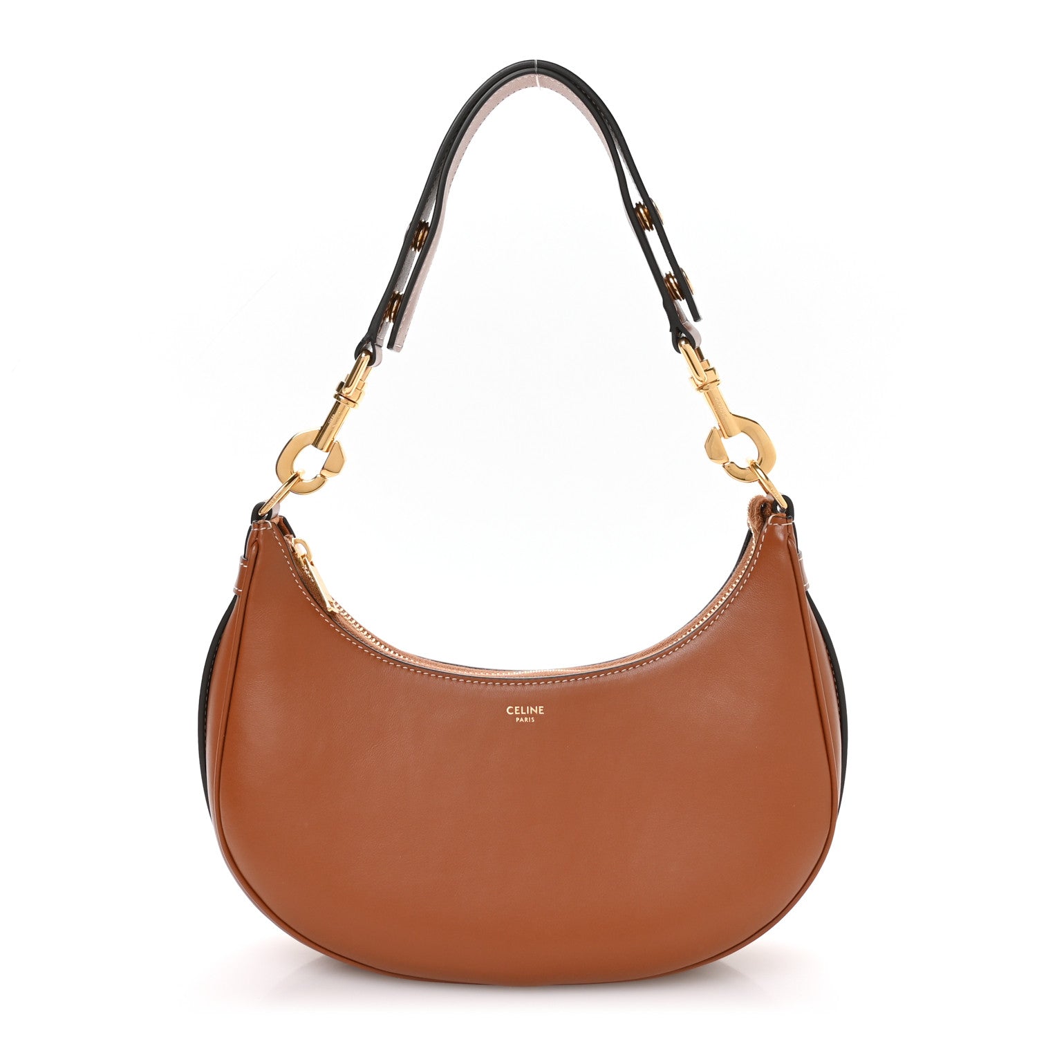 Celine Smooth Calfskin Medium Strap Ava Shoulder Bag Tan 1 of 11
