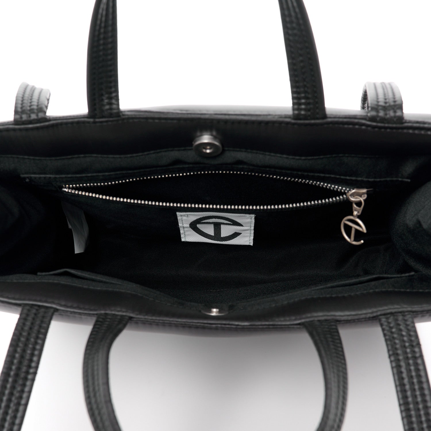 Telfar Nylon Medium Puff Shopping Bag Black 5 of 13